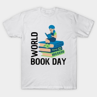 World Book Day, Blue Hair Girl T-Shirt